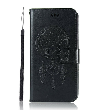 Samsung Galaxy A10e Capa de couro Catchy Owl