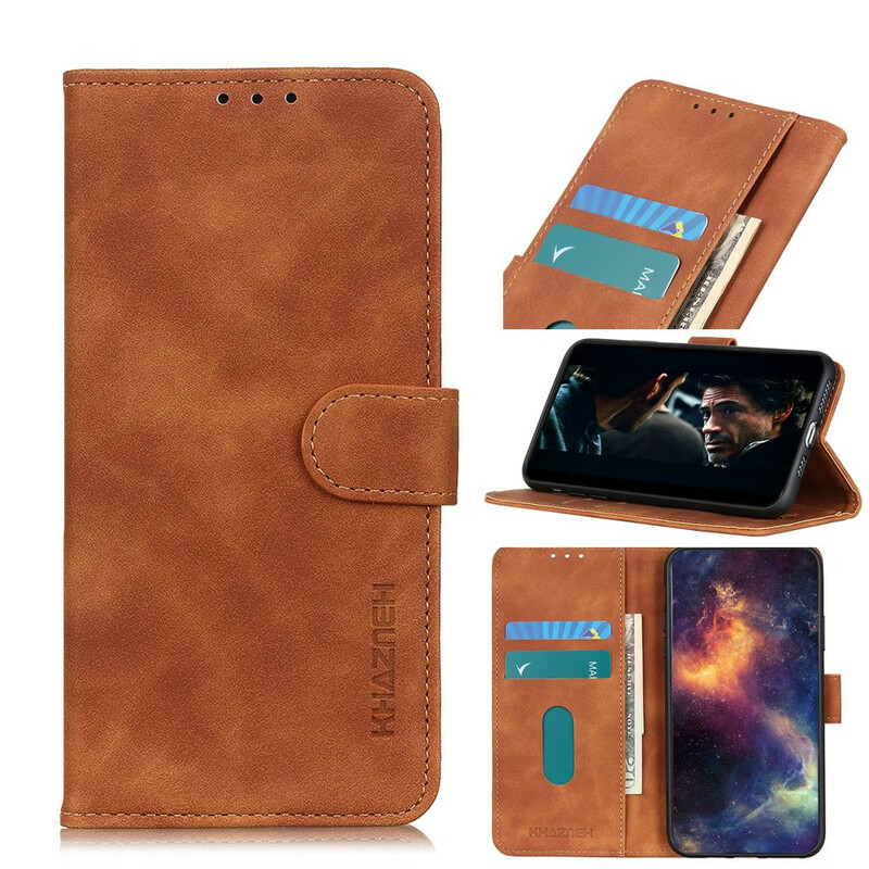 Samsung Galaxy S20 Ultra Case Vintage Leather Effect KHAZNEH