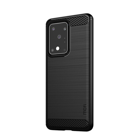 Samsung Galaxy S20 Capa de Fibra de Carbono Ultra Escovado MOFI