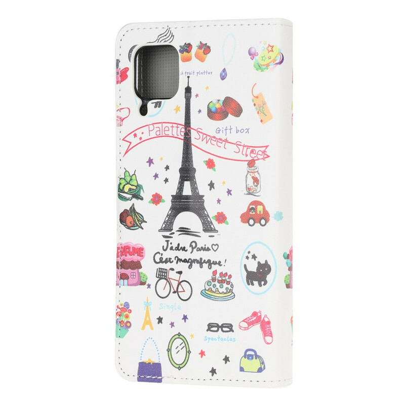 Huawei P40 Lite Case I love Paris