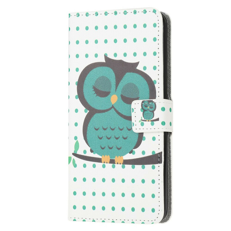 Coruja Adormecida Huawei P40 Lite Case Sleeping Owl