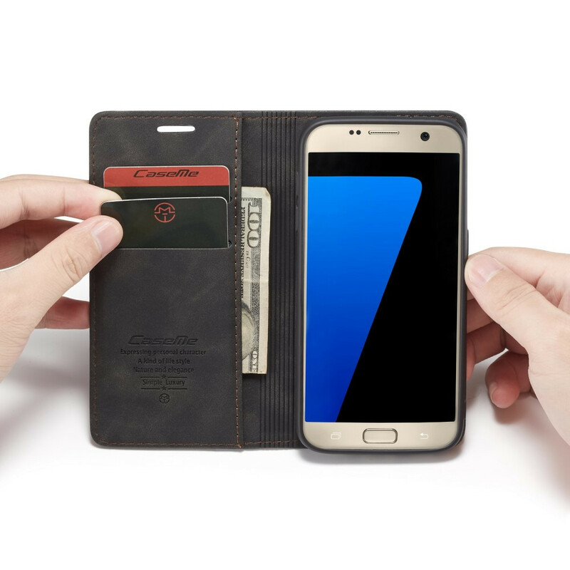 Capa Flip Cover Samsung Galaxy S7 CASEME Leatherette