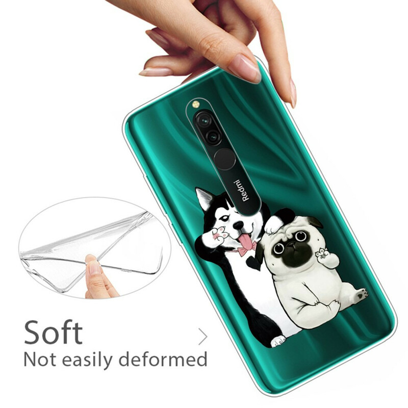 Capa Xiaomi Redmi 8 Funny Dogs