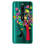 Xiaomi Redmi 8 Case Cat under the Tree Colorful