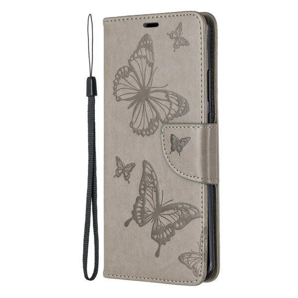 Huawei P40 Pro Case Butterflies e Oblíquo Flap