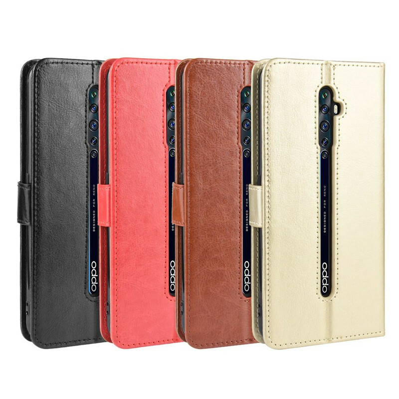 Capa de Couro Flashy Leatherette Oppo Reno 2Z