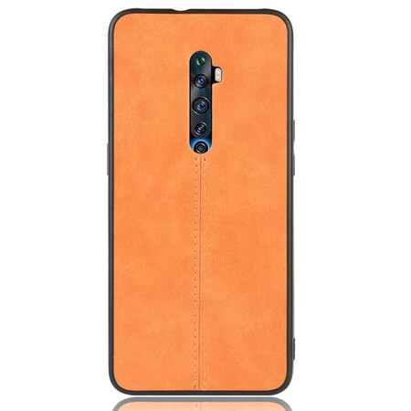 Costuras de Estilo de Couro em Oppo a Reno 2Z