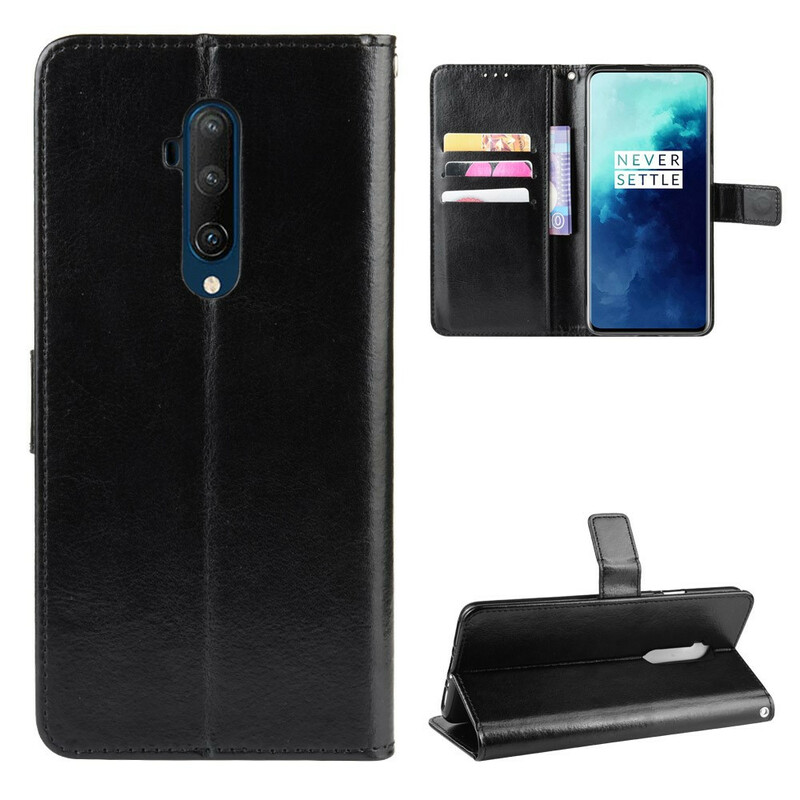 Capa OnePlus 7T Pro Faux de Couro Flashy
