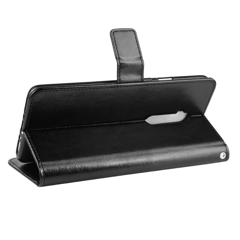 Capa OnePlus 7T Pro Faux de Couro Flashy