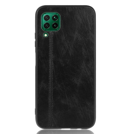 Huawei P40 Lite Estilo Couro costuras