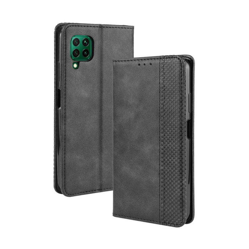 Capa Flip Cover Huawei P40 Lite Leather Effect Vintage Styling