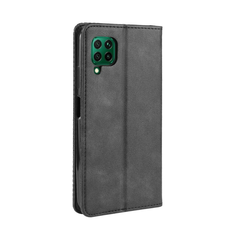 Capa Flip Huawei P40 Lite Leather Effect Vintage Stylish