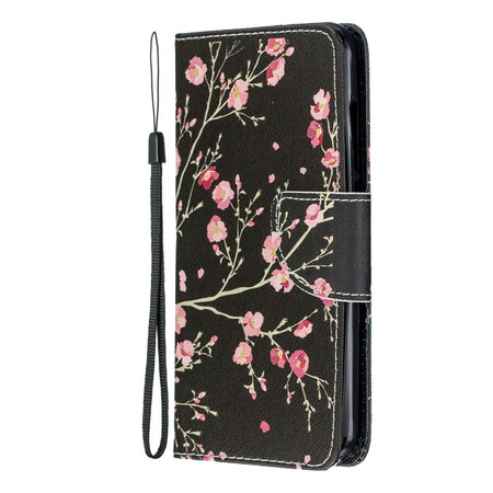 Xiaomi Redmi 7A Capa Floral Lanyard