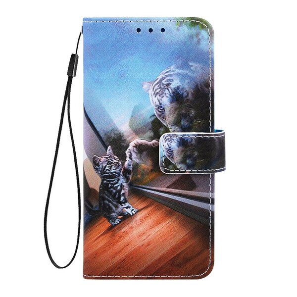 Xiaomi Redmi 7A Capa Ernest the Cat com Lanyard