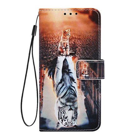 Xiaomi Redmi 7A Capa Ernest the Cat com Lanyard