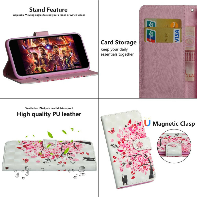 Samsung Galaxy A9 Case Tree Pink