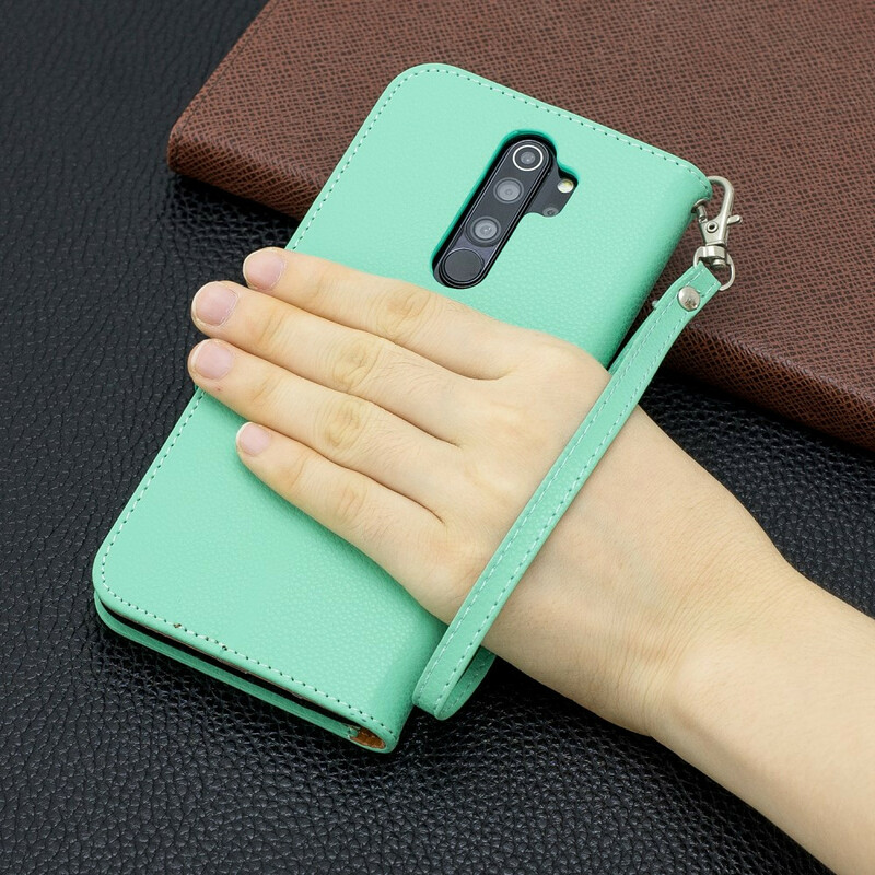Xiaomi Redmi Note 8 Pro Case Litchi Aba oblíqua