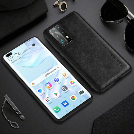 Capa de Couro Huawei P40 Vintage