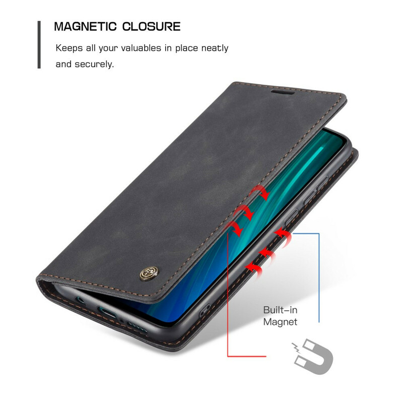 Capa Flip Xiaomi Redmi Note 8 Pro Leatherette
