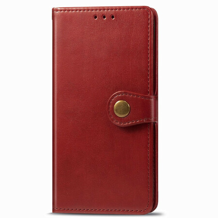 Xiaomi Redmi Note 8 Pro Capa de Couro com Fecho Vintage