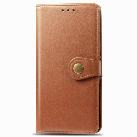Xiaomi Redmi Note 8 Capa de Couro com Fecho Vintage