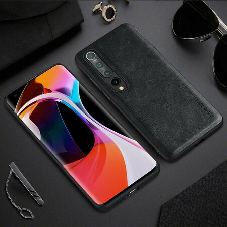 Xiaomi Mi 10 / 10 Pro Efeito Vintage da Capa de Couro