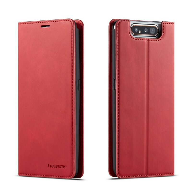 Capa de couro Samsung Galaxy A80 FORWENW