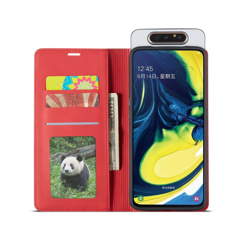 Capa de couro Samsung Galaxy A80 FORWENW