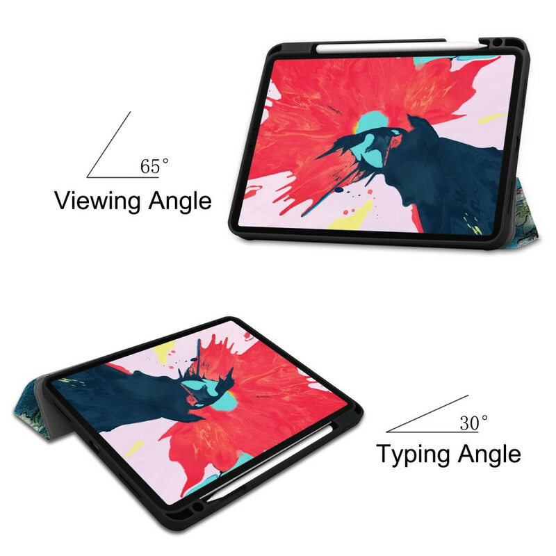 Capa inteligente iPad Pro 11" (2020) Ramos floridos