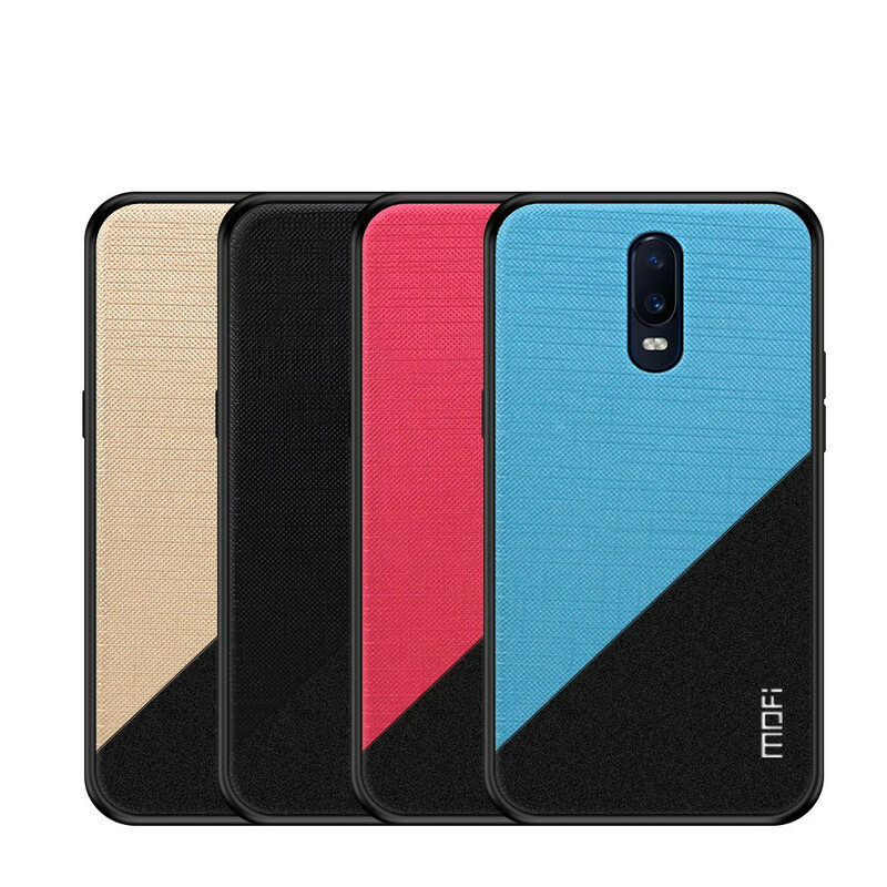 OnePlus 6T MOFI Capa de tecido de dois tons