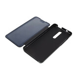 Tampa Flip Cover Xiaomi Mi 9T / Mi 9T Pro Mirror e Efeito Couro
