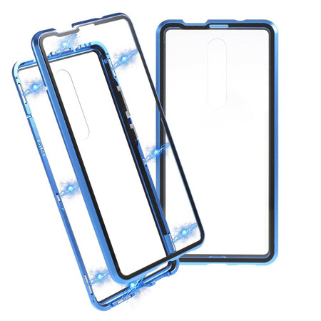 Xiaomi Mi 9T / Mi 9T Pro Case Metal e Bordas de Vidro Temperado