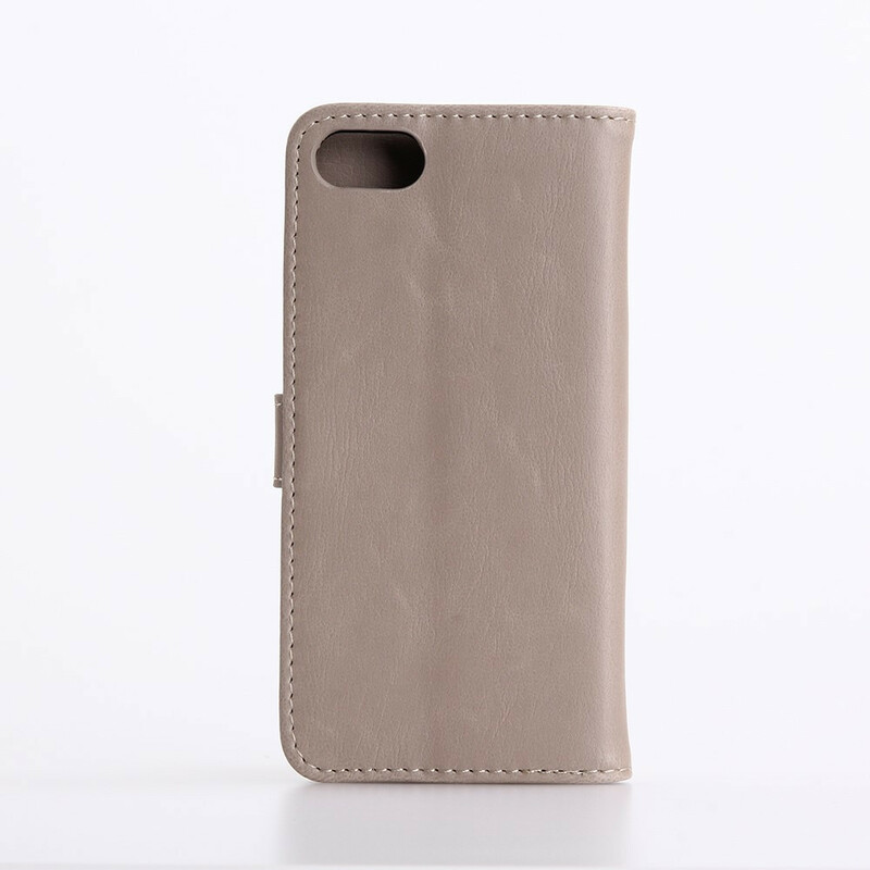 Capa para iPhone SE 2 / 8 / 7 Efeito Couro Retro
