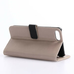Capa para iPhone SE 2 / 8 / 7 Efeito Couro Retro Capa para iPhone SE 2 / 8 / 7 Efeito Couro Retro
