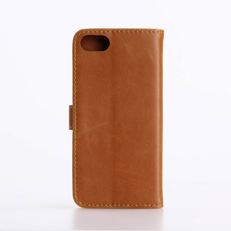Capa para iPhone SE 2 / 8 / 7 Efeito Couro Retro