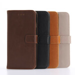 Capa para iPhone SE 2 / 8 / 7 Efeito Couro Retro