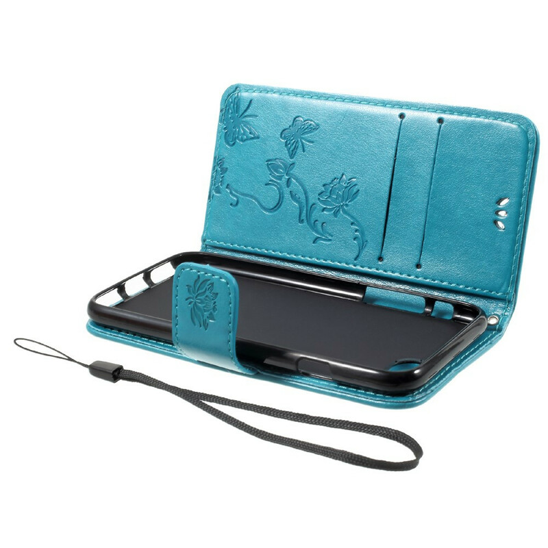 iPhone SE 2 / 8 / 7 Capa de cinta floral