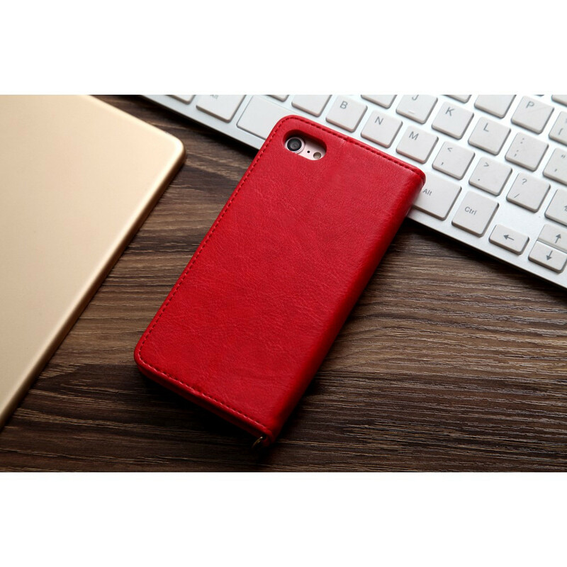 Tampa Flip Cover iPhone SE 2 / 8 / 7 Efeito Couro Multi-Card CMAI2
