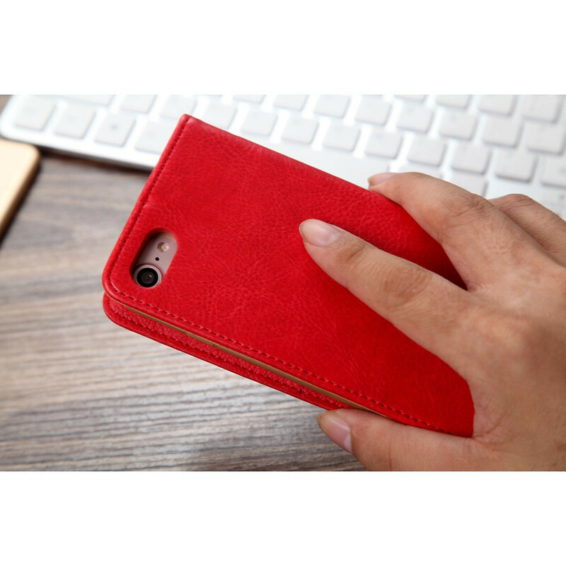 Tampa Flip Cover iPhone SE 2 / 8 / 7 Efeito Couro Multi-Card CMAI2
