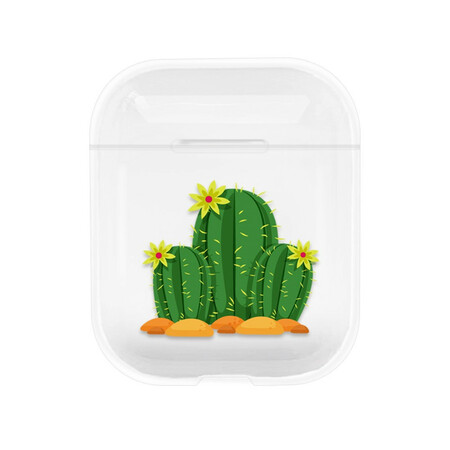 Capa de Cactos AirPods Clear Cactus