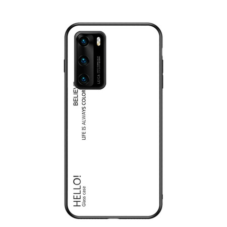 Huawei P40 Capa Olá Vidro Temperado