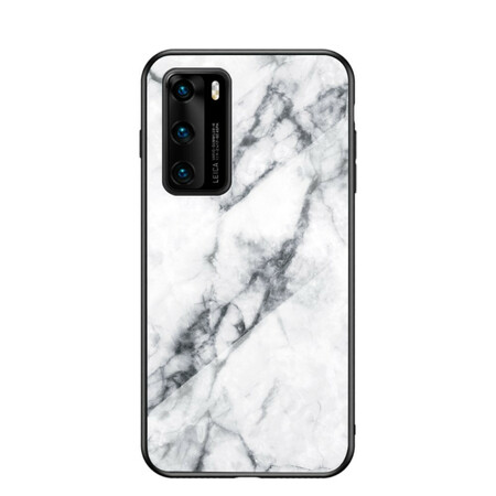 Huawei P40 Cores da tampa de vidro temperado Premium
