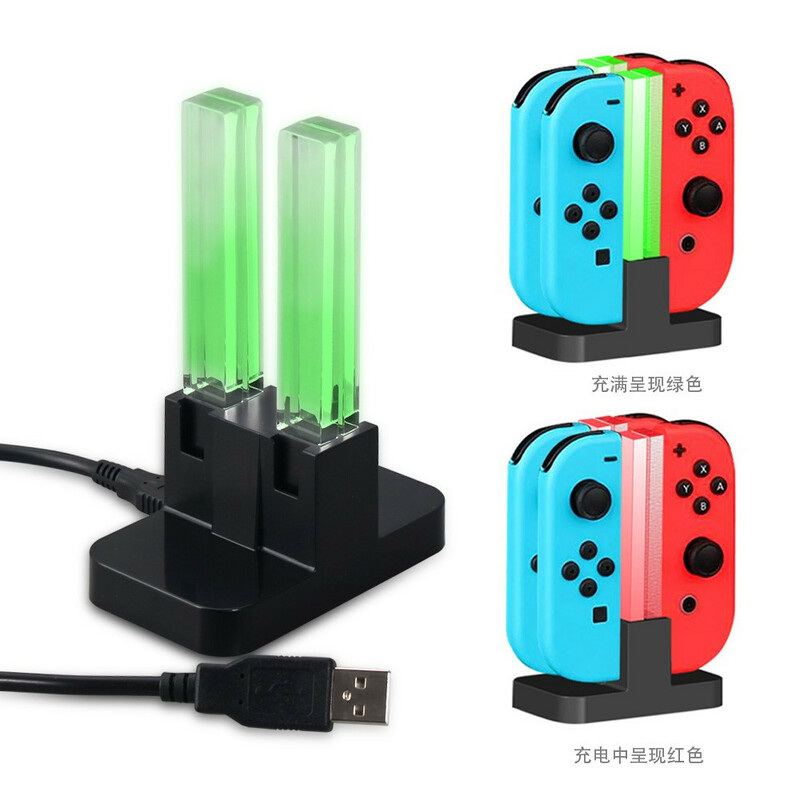 Suporte do Carregador DOBE com LED para Nintendo Switch