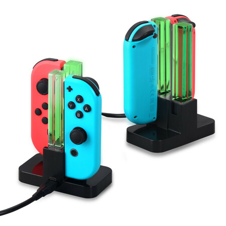 Suporte do Carregador DOBE com LED para Nintendo Switch