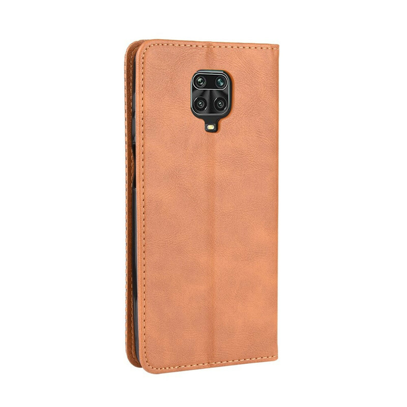 Capa Flip Xiaomi Redmi Note 9S Efeito Couro Vintage Efeito Estilo Capa Flip Xiaomi Redmi Note 9S Efeito Couro Vintage Efeito Estilo