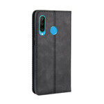 Efeito de Couro Vintage Efeito Flip Cover Honor 20 Lite Vintage Stylish