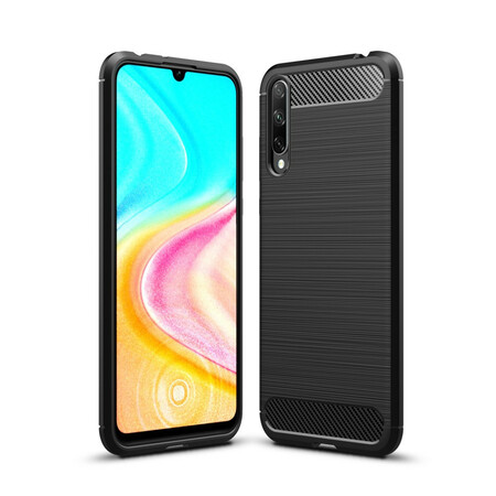 Honor 20 Lite / Honor 20e Capa de Fibra de Carbono Escovado