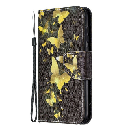 Capa Huawei Y5 2019 / Honor 8S Borboletas com Cordão