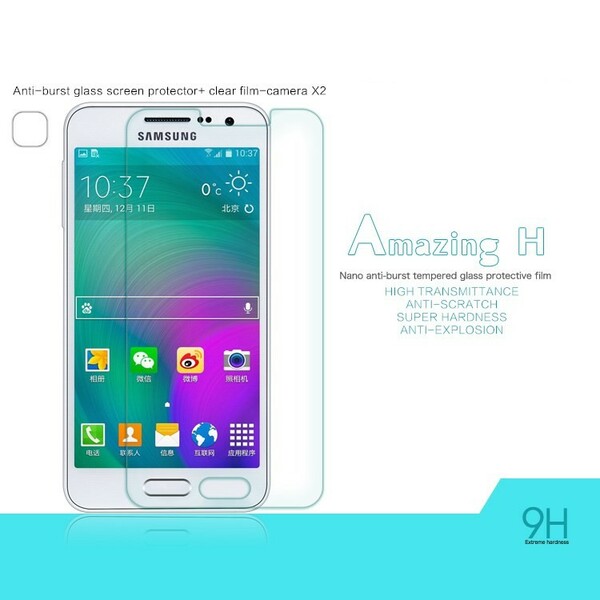 PelÃ­cula pelÃ­cula pelÃ­cula protectoraaa de ecrã de vidro temperado para a Samsung Galaxy A3