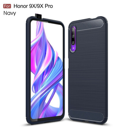 Capa de fibra de carbono escovada Honor 9X Pro